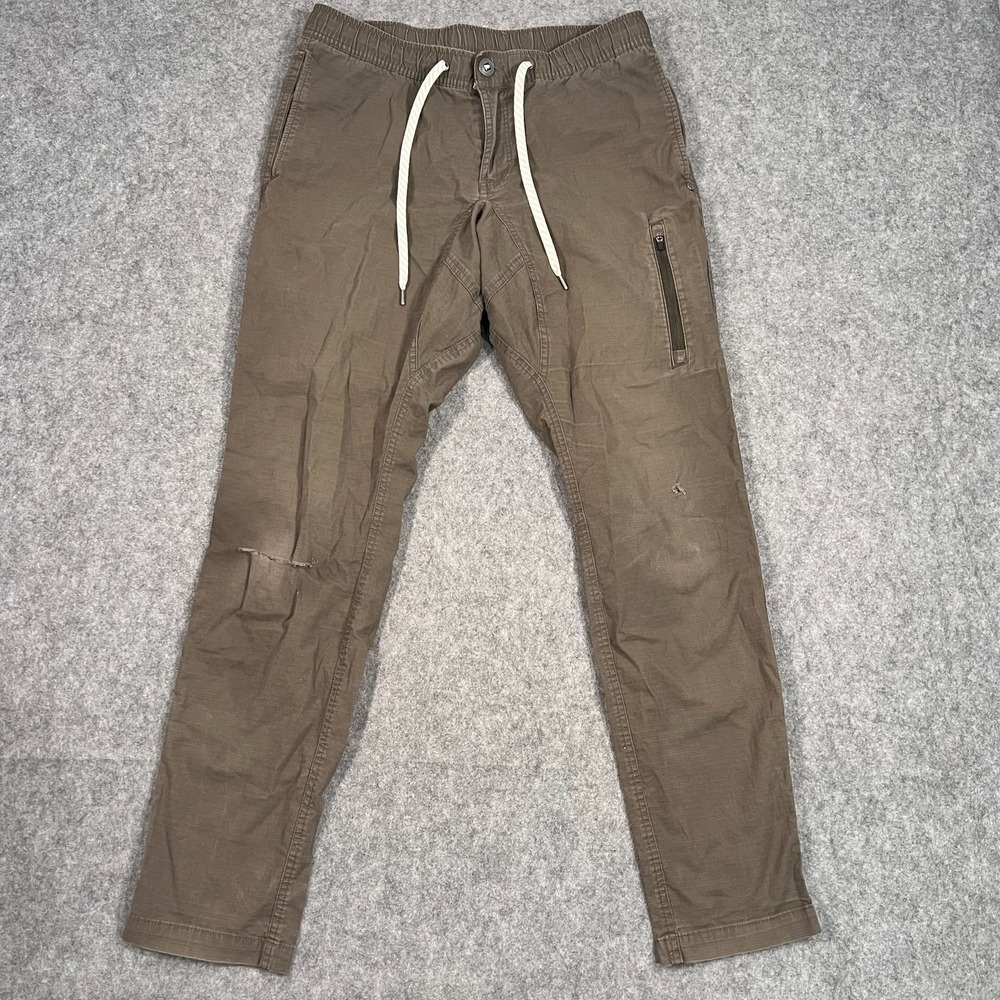 Vuori‎ Oregano Riptop Slim Fit Organic Cotton Ankle Pants Men's Size Medium x30